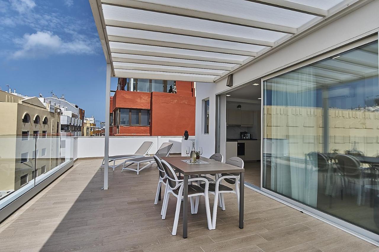 Malibu Canteras Atico 23 Vista Mar - Seaview Penthouse (Adults Only) لاس بالماس دي غران كاناريا المظهر الخارجي الصورة